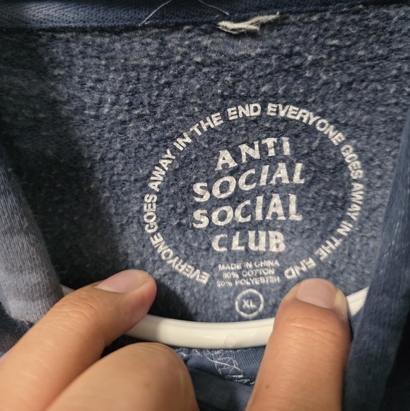 Anti Social Social Club X UFC Ultimatum Hoodie - Picture 4 of 5